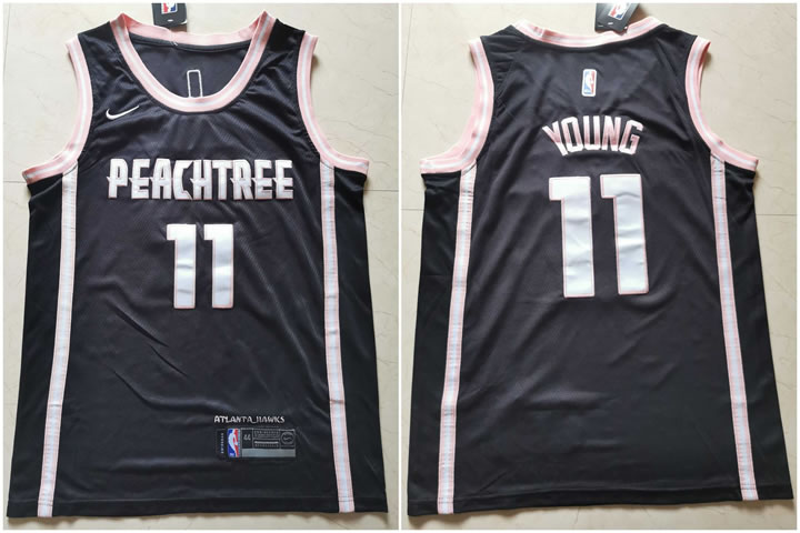 Hawks 11 Trae Young Black Nike City Edition Swingman Jersey,We sell and wholesale Hawks 11 Trae Young Black Nike City Edition Swingman Jersey on line form chian!